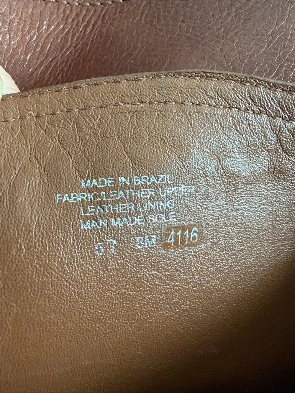 Tory Burch Blaire Low Heel Tall Riding Boots Brown Leather Gray Women's Size 8 M